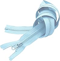 Vista 9 de Cremallera Vislon de 20 pulgadas, separación de plástico moldeado #5 de YKK - Peso medio por cada uno (color seleccionado) (amarillo neón Lite - 803)