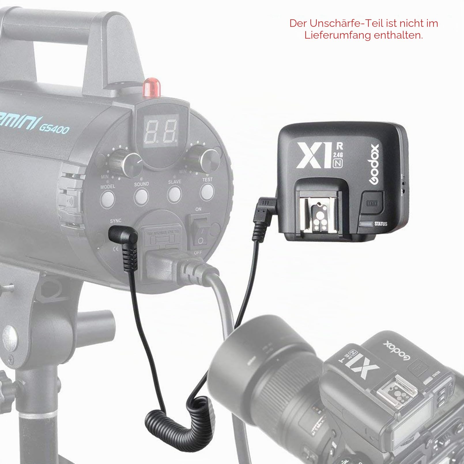 Godox X1R-N i-TTL 2.4G Wireless Empfänger Funkauslöser für Nikon Kamera