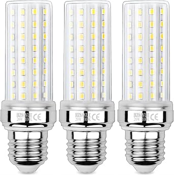 LED Corn Bulbs 20W, E27 Edison Screw Bulbs, 2200Lm, 3000K Warm White,150W Incandescent Bulbs Equivalent,Pack of 3 [Energy Class E]