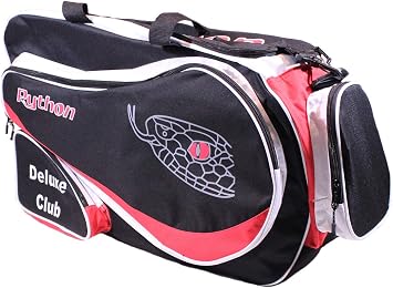 Python Deluxe Club Racquetball Bag Series ( أسود / أزرق وأسود أحمر ) الألوان