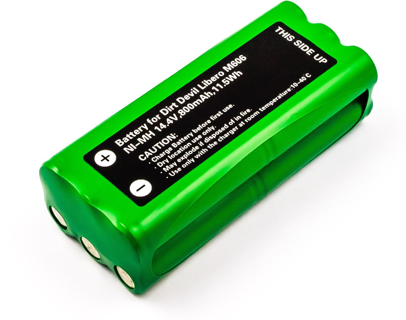 MicroBattery Battery Dirt Devil Libero M606 NiMH, 14,4V, 800mAh, 11,5Wh, MBVC0001 (NiMH, 14,4V, 800mAh, 11,5Wh)