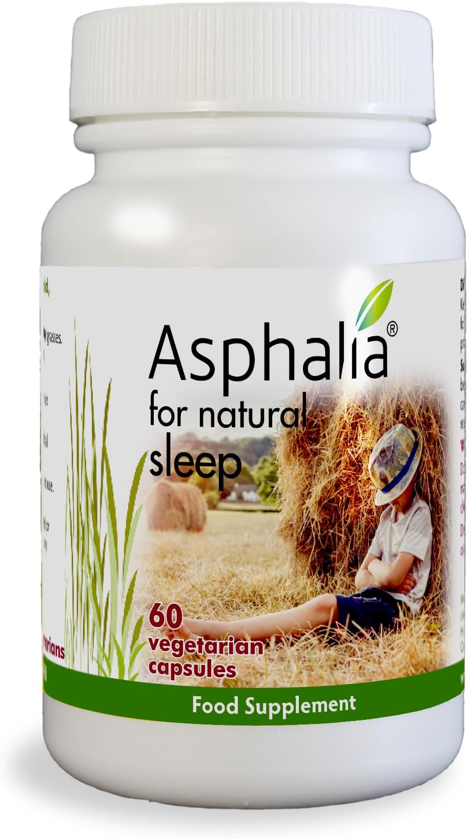 100% Natural Sleep Aid: Asphalia, Plant Based, Maintains Immune Competence, Powerful Answer to E-Smog & Anti-Aging, 2 Month Supply, Non-Habit Forming