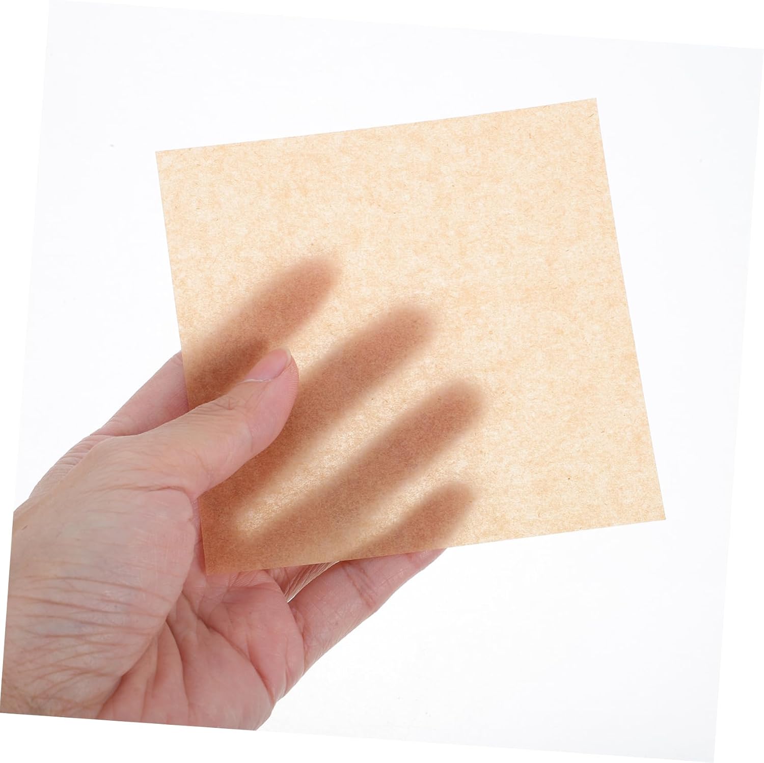 SECFOU 500pcs Nonstick Hamburger Patty Paper Sheets Versatile Baking Freezer Paper for Meat Separation Sandwich Wrapping Barbecue Picnic Use Squares Reliable Oil Water Resistant Design