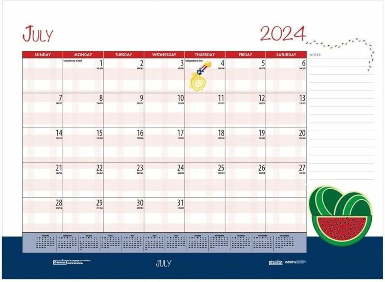 House of Doolittle 2022 Monthly Desk Pad Calendar, Seasonal, 22 x 17 inches, January - December (HOD139-22)
