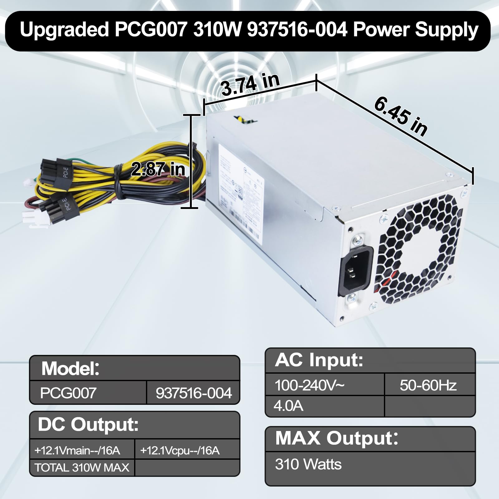 Amazon.com: LXun Upgraded PCG007 937516-004 310W Power Supply