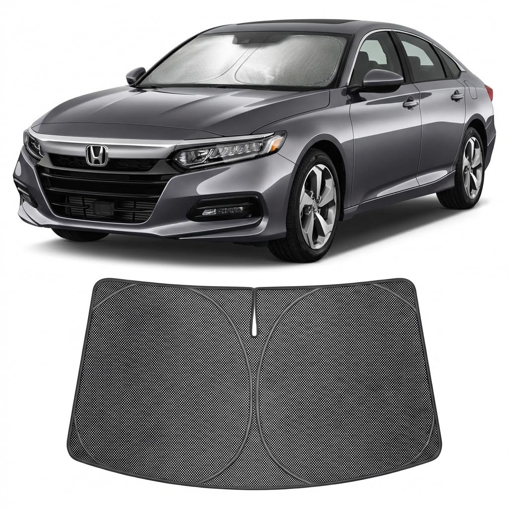 Proadsy Custom Fit 2023-2026 Honda Accord Windshield Sun Shade, Blocks Heat