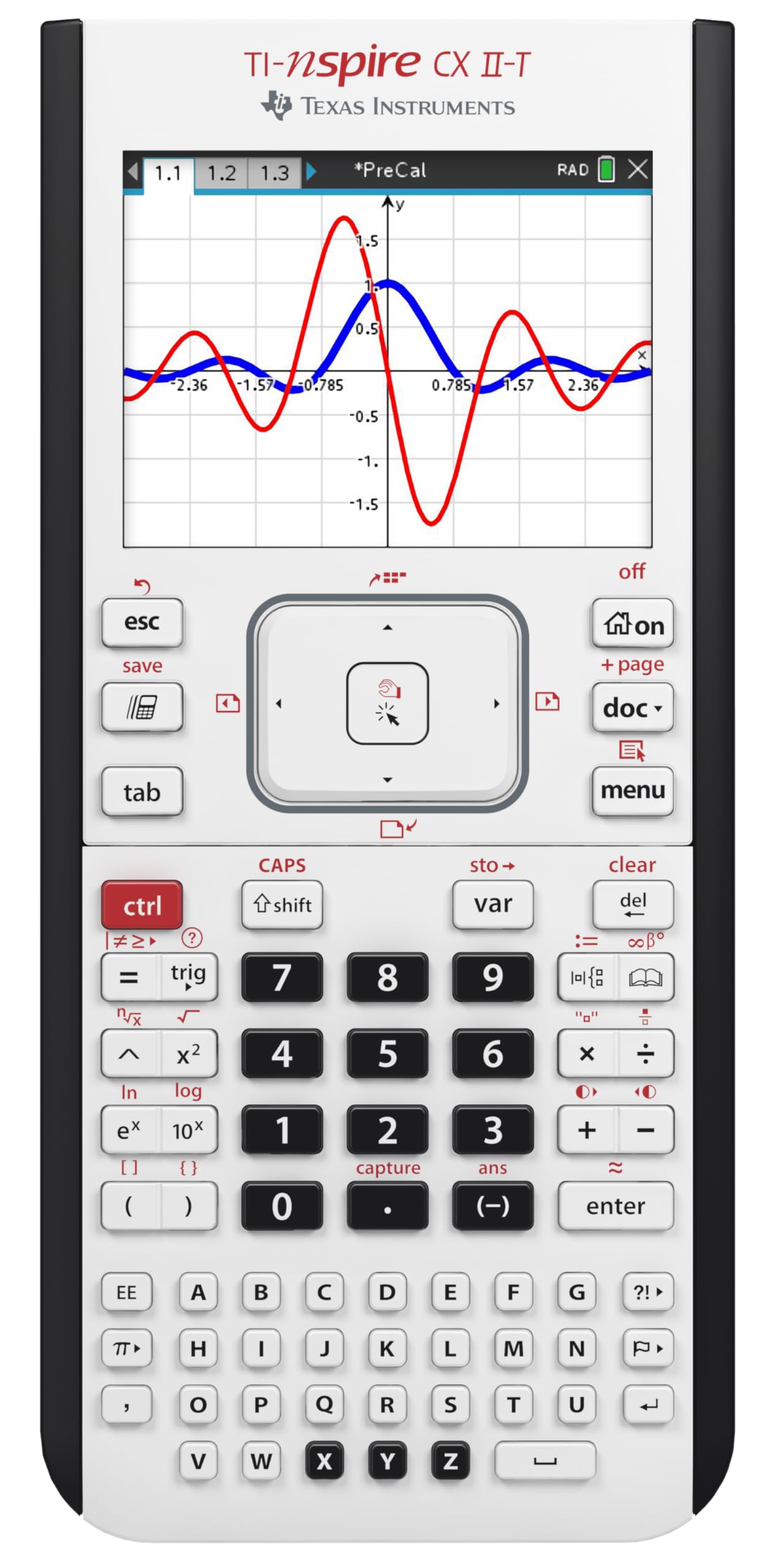 Amazon.co.jp: Texas Instruments グラフ電卓 TI-Nspire CX II-T 日本