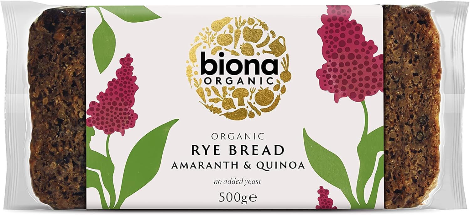 Biona Organic Rye Bread Amaranth and Quinoa, 500g
