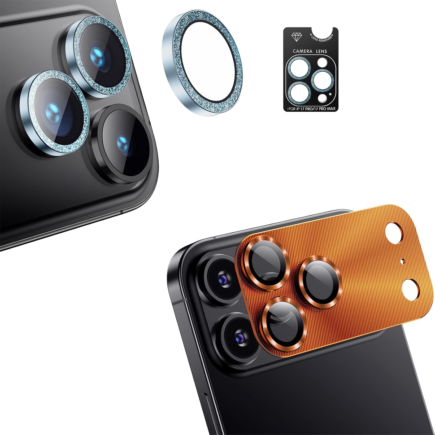 AFARER Camera Lens Protector for iPhone 17 Pro Max