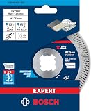 Bosch 1x Expert HardCeramic X-LOCK Diamanttrennscheiben (für Harte Fliesen, Harter Stein, Ø 125 mm, Professional Zubehör Kleiner Winkelschleifer) - 2