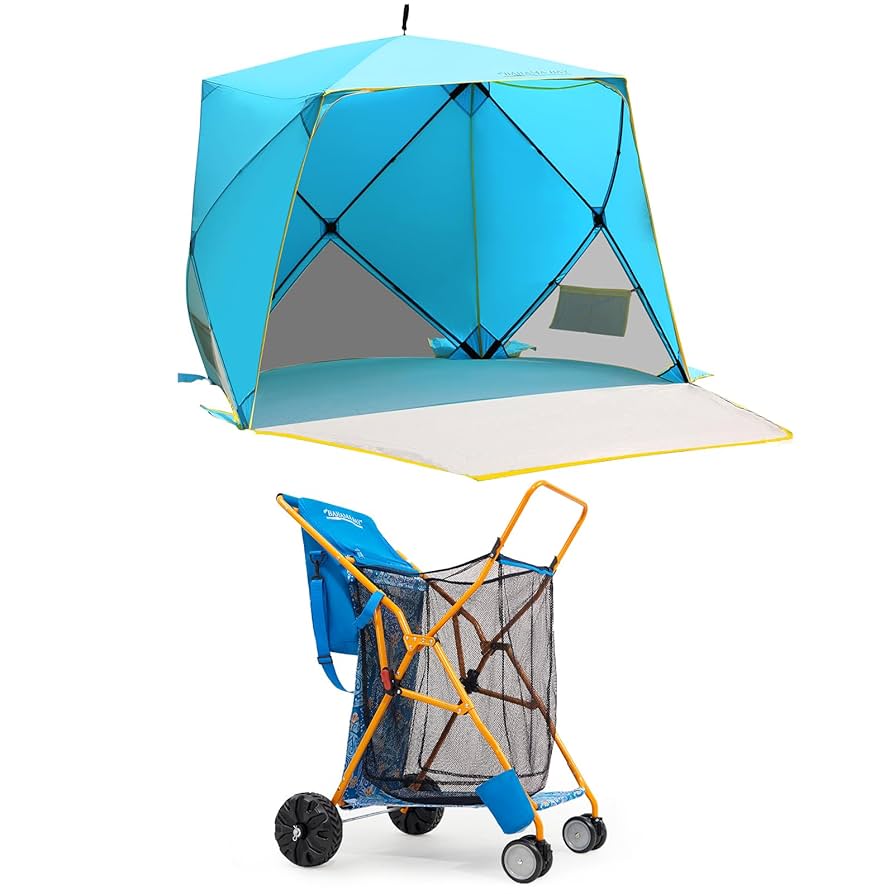 Amazon.com: Old Bahama Bay Pop Up Beach Tent Bundle Heavy