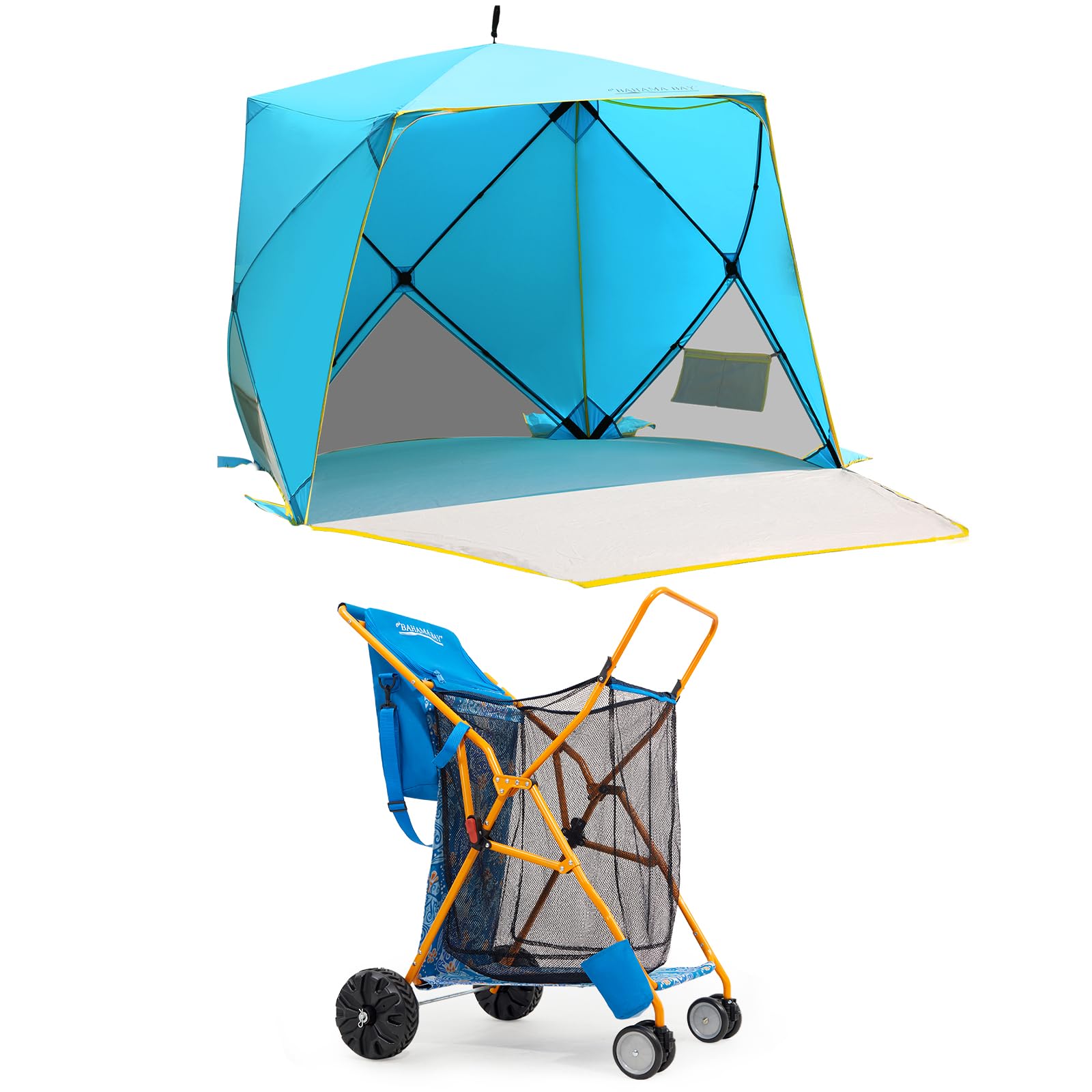 Amazon.com: Old Bahama Bay Pop Up Beach Tent Bundle Heavy