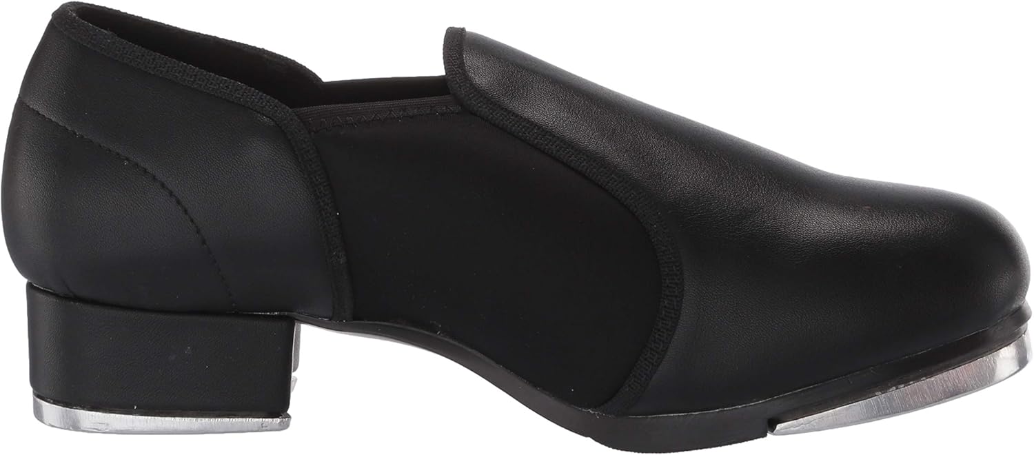 Danzcue Adult Stretchy Neoprene Tap Shoes, Black