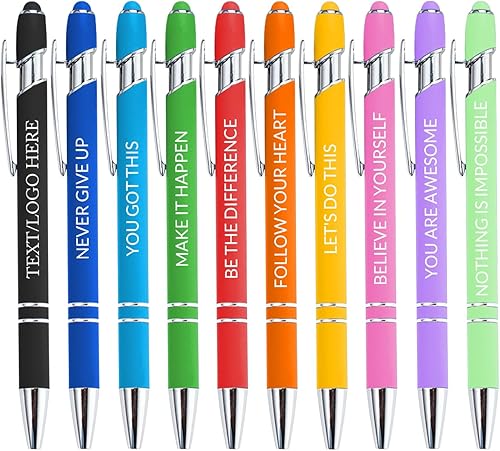 Miniatura 7 de 12 bolígrafos personalizados con nombre personalizado para negocios, bolígrafos grabados, regalo personalizado para recuerdos de graduación impresos