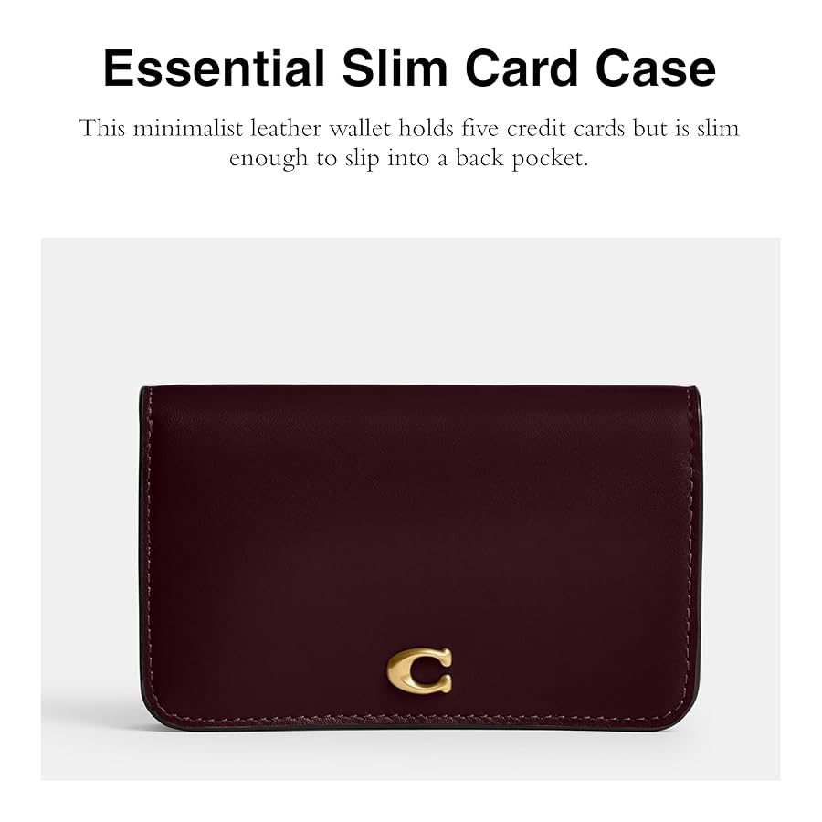 Amazon.com: Refined Calf Leather Essential Slim Card Case Amazon.com: Refined Calf Leather Essential Slim Card Case
