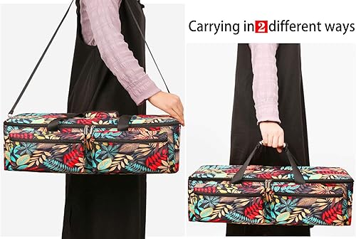 Miniatura 5 de LLYWCM Funda de transporte para Cricut Explore Air, bolsa portátil compatible con Cricut Maker, Cameo 3 y Cameo 4, bolsa ligera para accesorios de