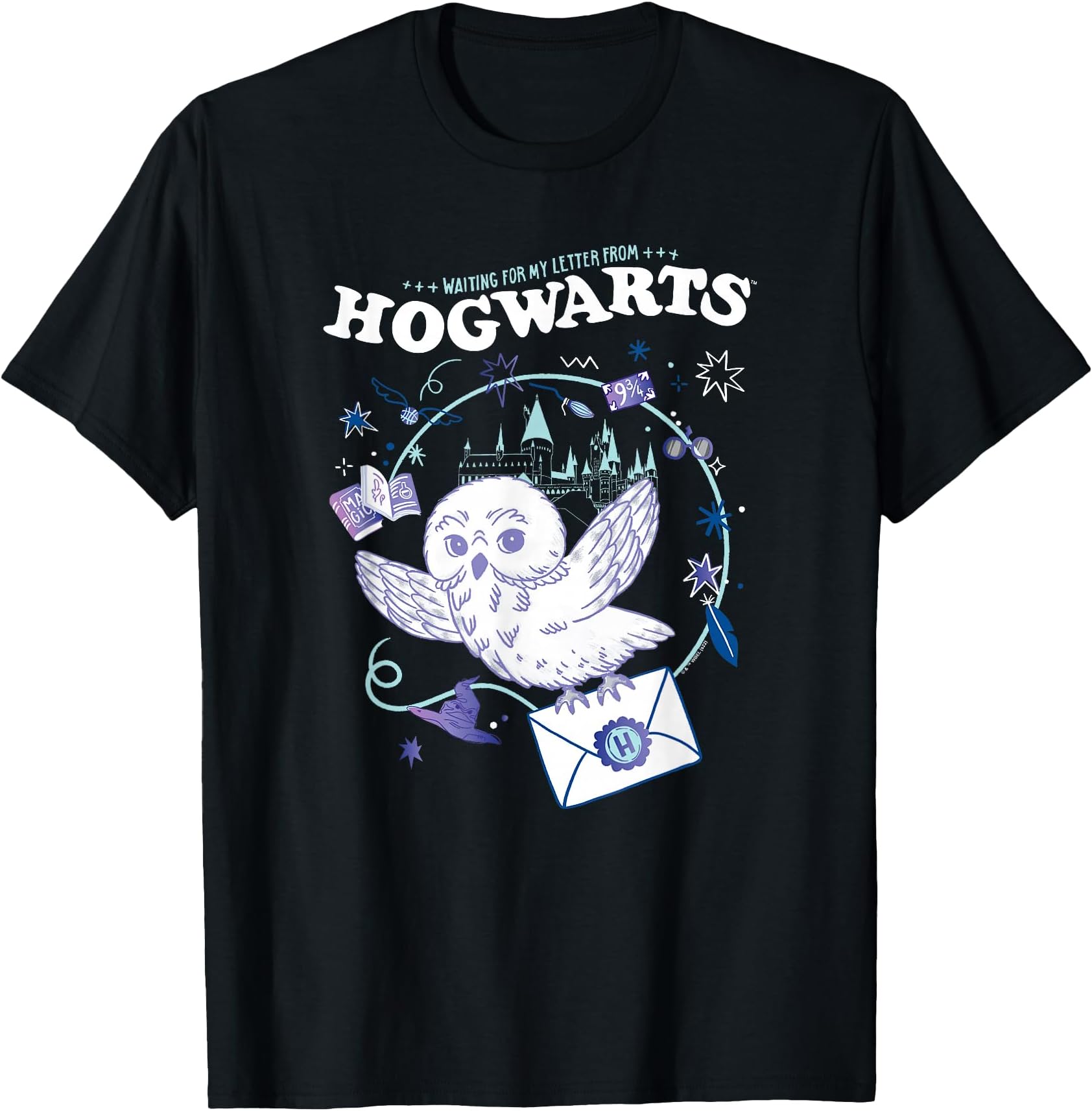 Deathly Hallows 2 Hogwarts Owl Messenger T-Shirt