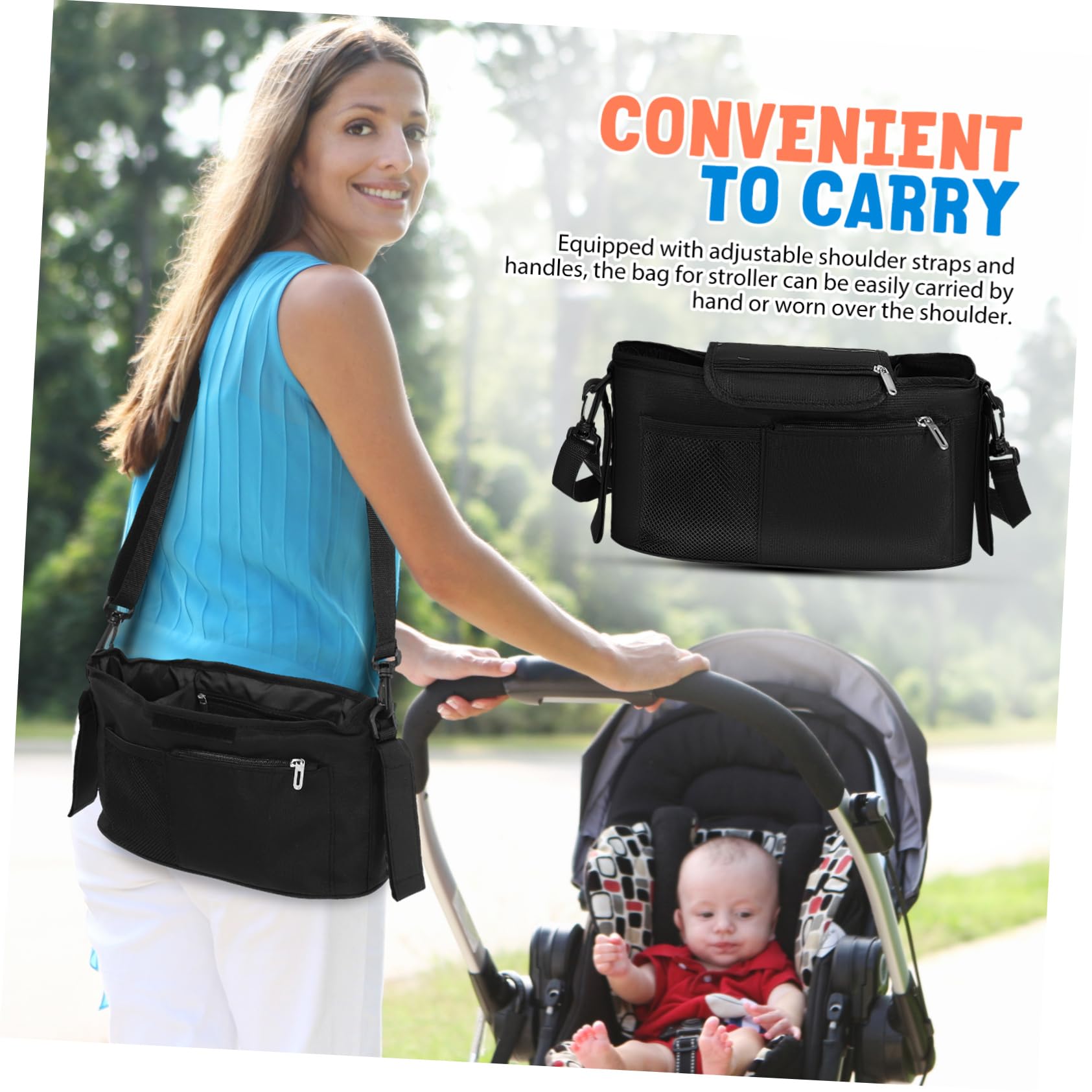 KOMBIUDA Organizer Per Passeggini Portabicchieri Capacità Accessorio Per Genitori