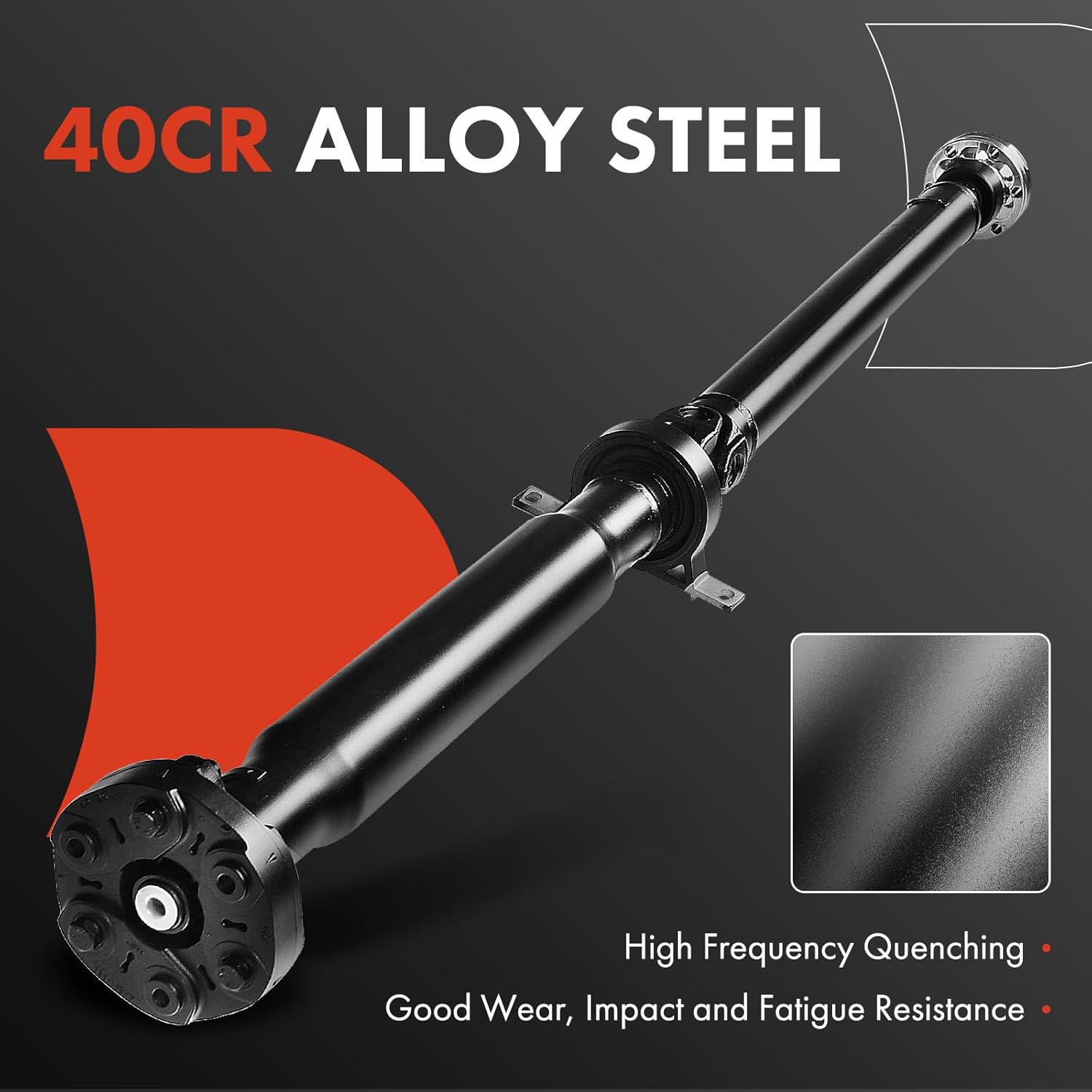 A-Premium Rear Drive Shaft Driveshaft Assembly Compatible with BMW 525xi 530xi 2006-2007, 528i xDrive 535i xDrive 2009-2010, 528xi 535xi 2008, L6 3.0L, E60 E61, [AWD Auto Trans], Replace# 26107557158