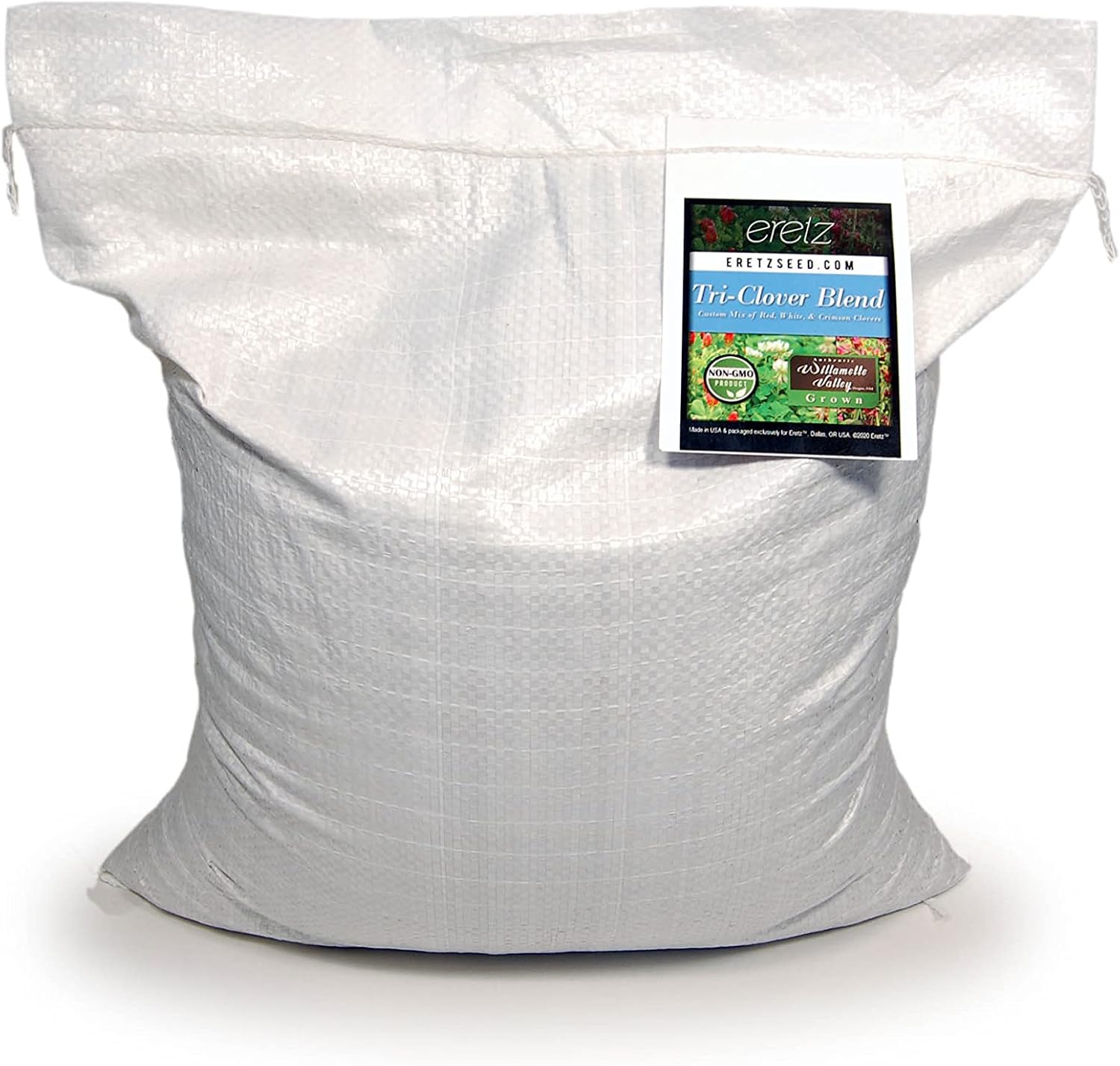 Tri-Clover by Eretz - Three Part Blend of Clovers Providing Beauty, Cover, and Natural Attractant. No Coatings or Fillers, Premium Seeds (25lb)