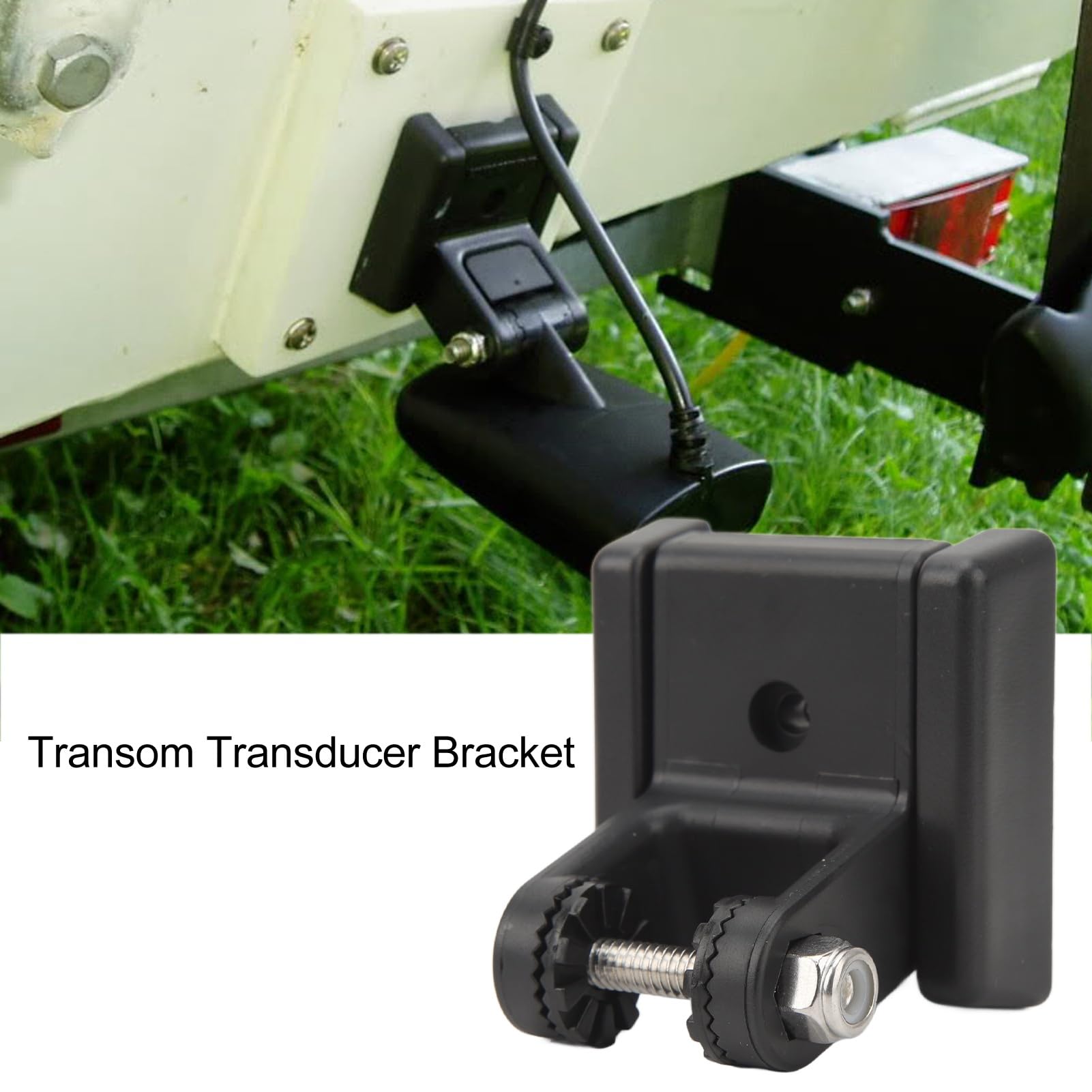 Soporte de Placa de Montaje del Transductor, Soporte del Transductor de Espejo de Popa 7400931 Kit de Montaje de Transductor de Espejo de Popa Confiable y Resistente para