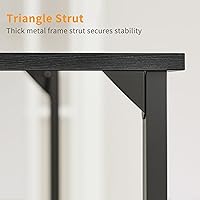 Vista 48 de Cubiker Escritorio para computadora, escritorio pequeño de oficina en casa de 32 pulgadas para espacios pequeños, estilo moderno y simple