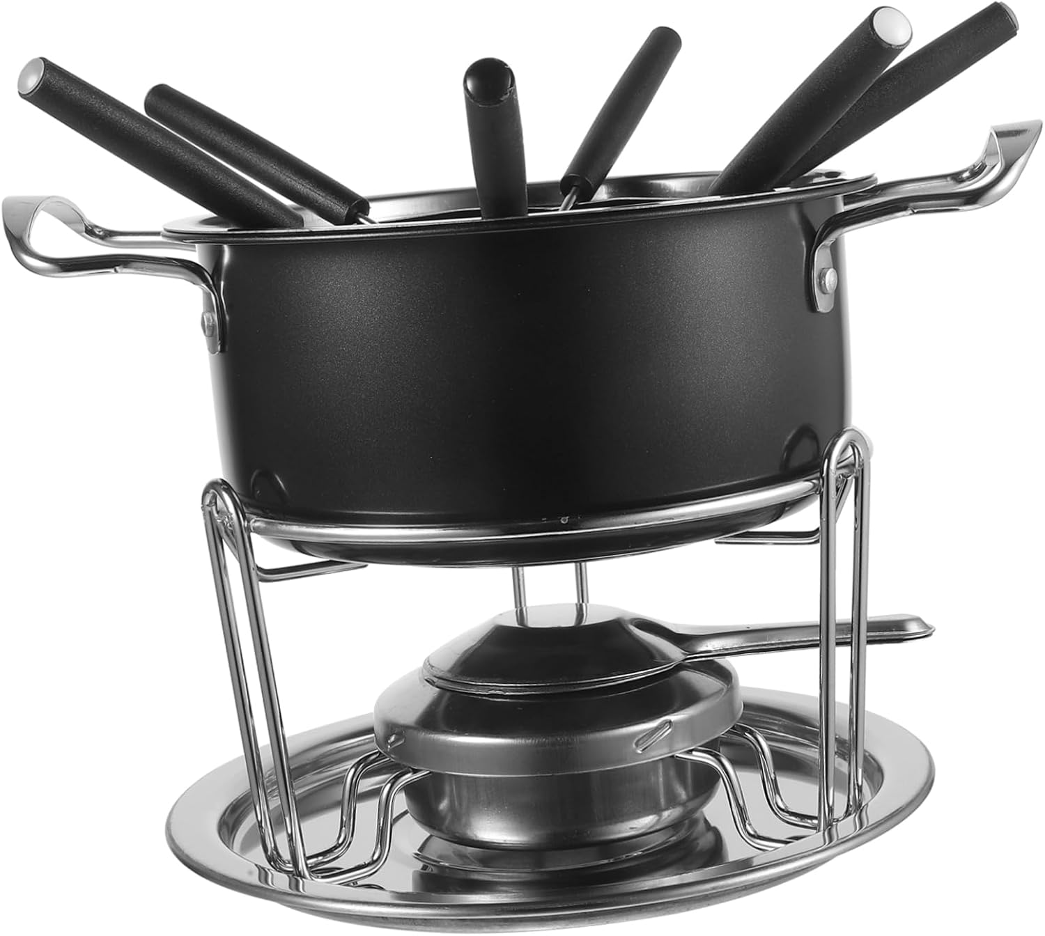 1set Chocolate Fountain Machine Melting Pot Heat Pot for Ice Cheese Diy Baking Tool