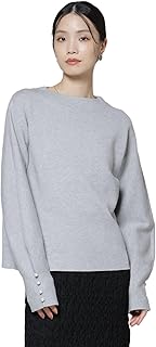 [ナノ・ユニバース] ミラノリブ パールニット プルオーバー レディース 673-5222302