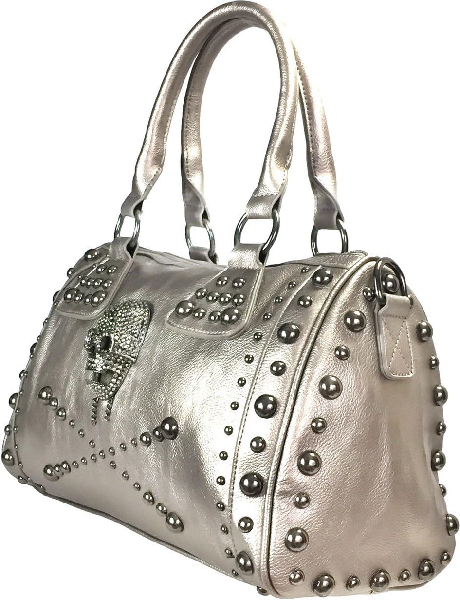 Studded Skull Satchel