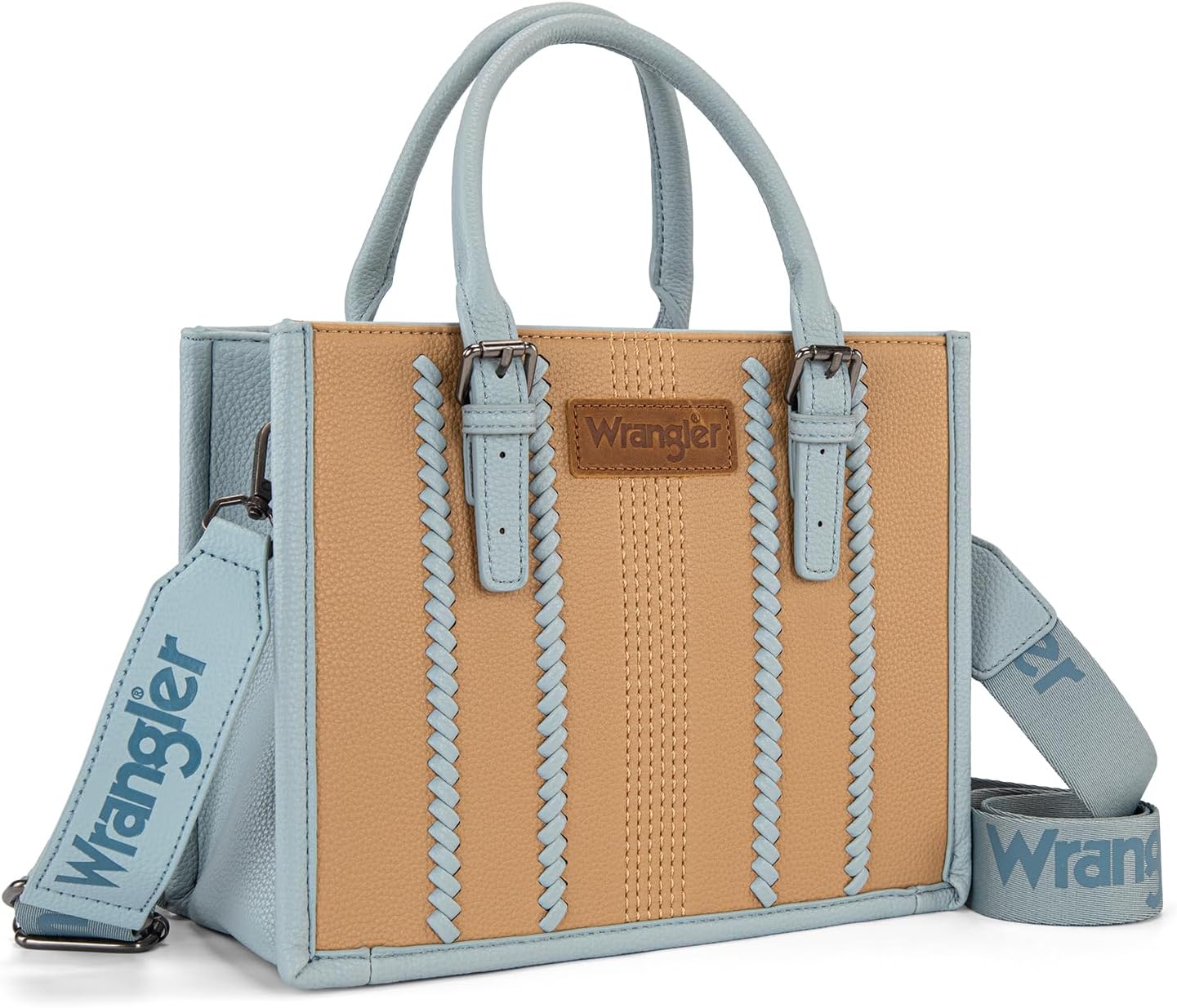 Montana West Wrangler Boho Tote Bag for Women Western Purse Retro Top Handle Satchel Handbag with Signature Strap