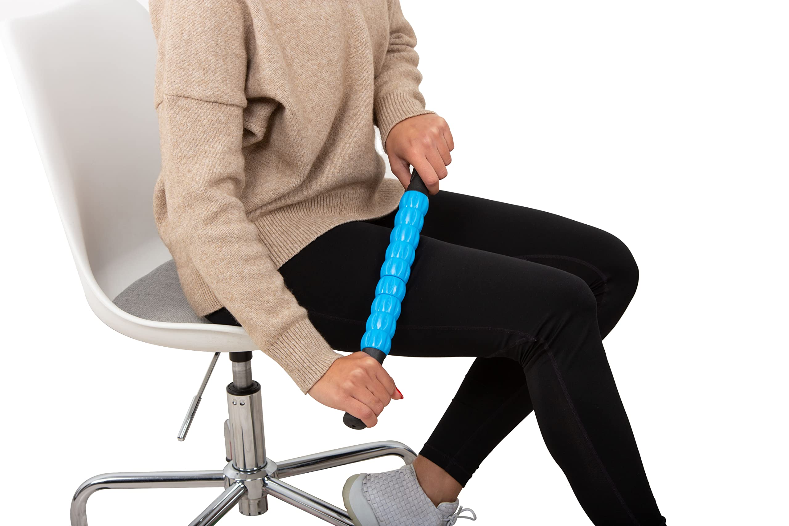 Fitem Foam roller Kit de Massage Profond - Rouleau de Massage - Mal de Dos - Courbatures Musculaires & Trigger Points - Récupération Sportive et Bien-être