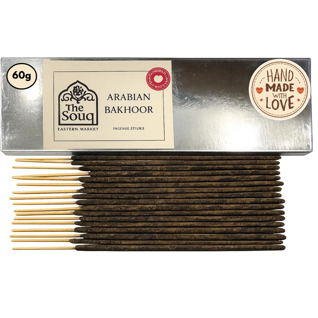 60g - NATURAL ARABIAN BAKHOOR INCENSE STICKS AUTHENTIC EMIRATI