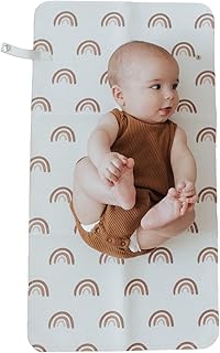 Sunshine and Poppy Vegan Leather Baby Changing Mat - Diaper Changing Mat, Wipeable Changing Pad, Travel Friendly, Portable, Foldable Changing Pad for Babies or Toddlers