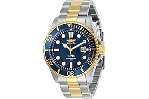 Invicta Pro Diver Quartz Watch for Men, Two Tone Stainless Steel and...
