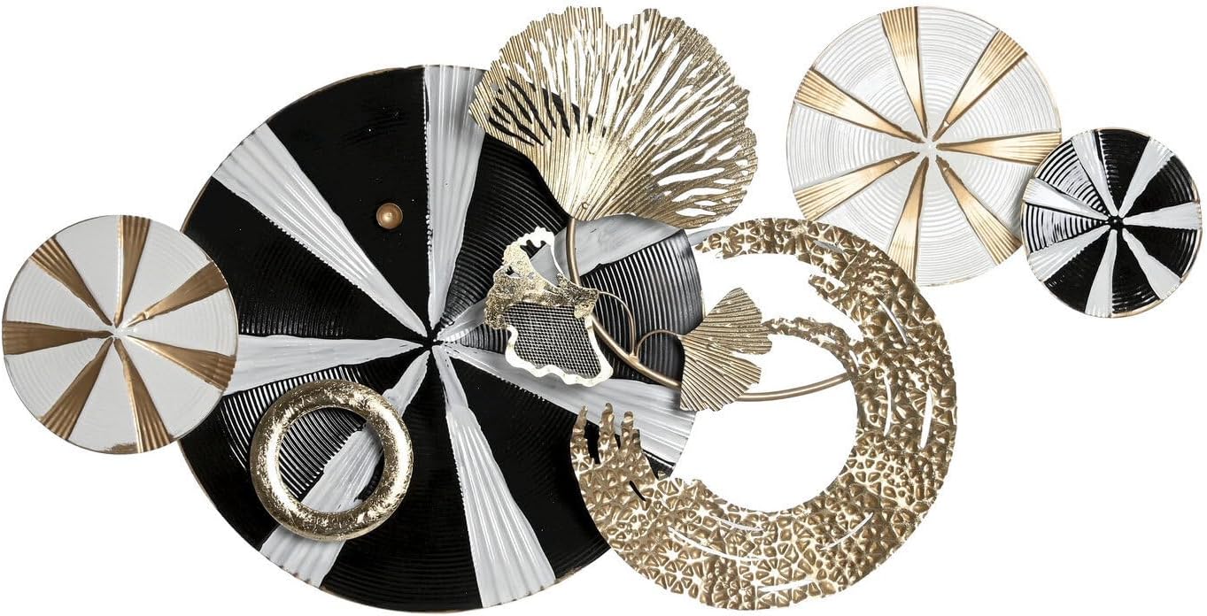 DECORACION PARED METAL 91X8.3X49.5 MODERNO