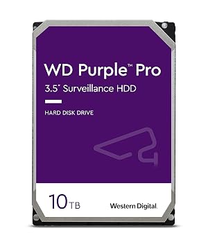 Western Digital 10TB WD Purple Pro Surveillance Internal Hard Drive HDD - SATA 6 Gb s 256 MB