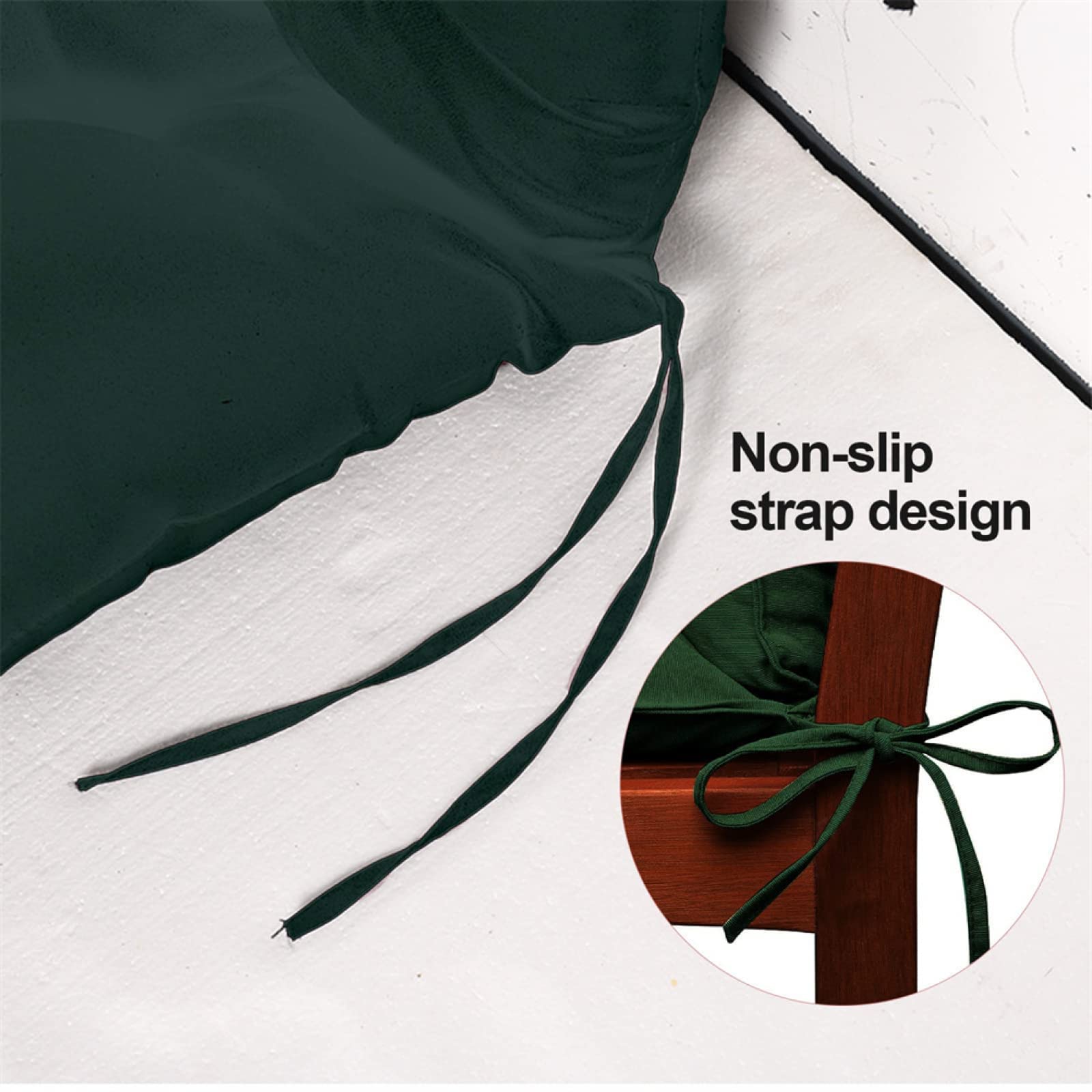 Cuscino di ricambio per panca da esterno, 101,6 x 119,4 cm, 2 o 3 posti, cuscino per dondolo da giardino e schienale, accessorio in morbida pelliccia per patio