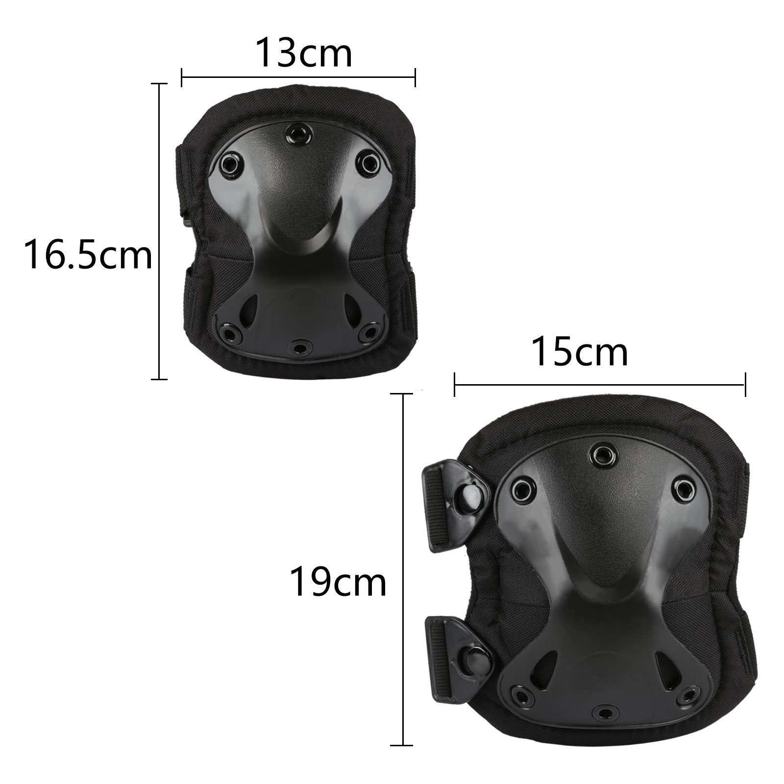 LIHAO Kit Protezione per Ginocchia Gomiti per Sport Adult CS, pattinaggio