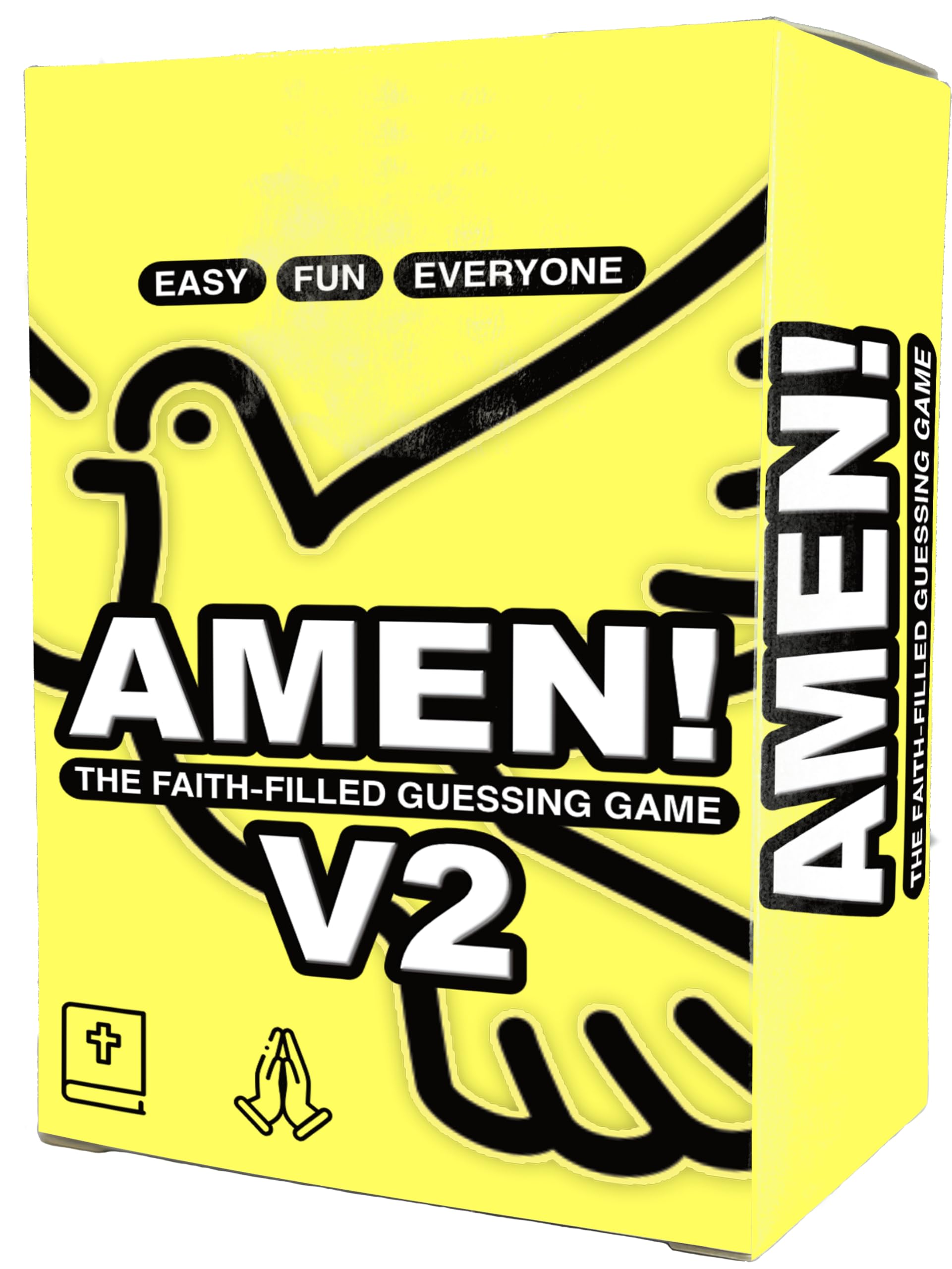 Amen 2 Christian Charades Game – Bible-Based Fun for Teens, Groups, and Church Gatherings – Guess The Word or Phrase with Talking and Actions – Interactive and Faith-Filled Entertainment