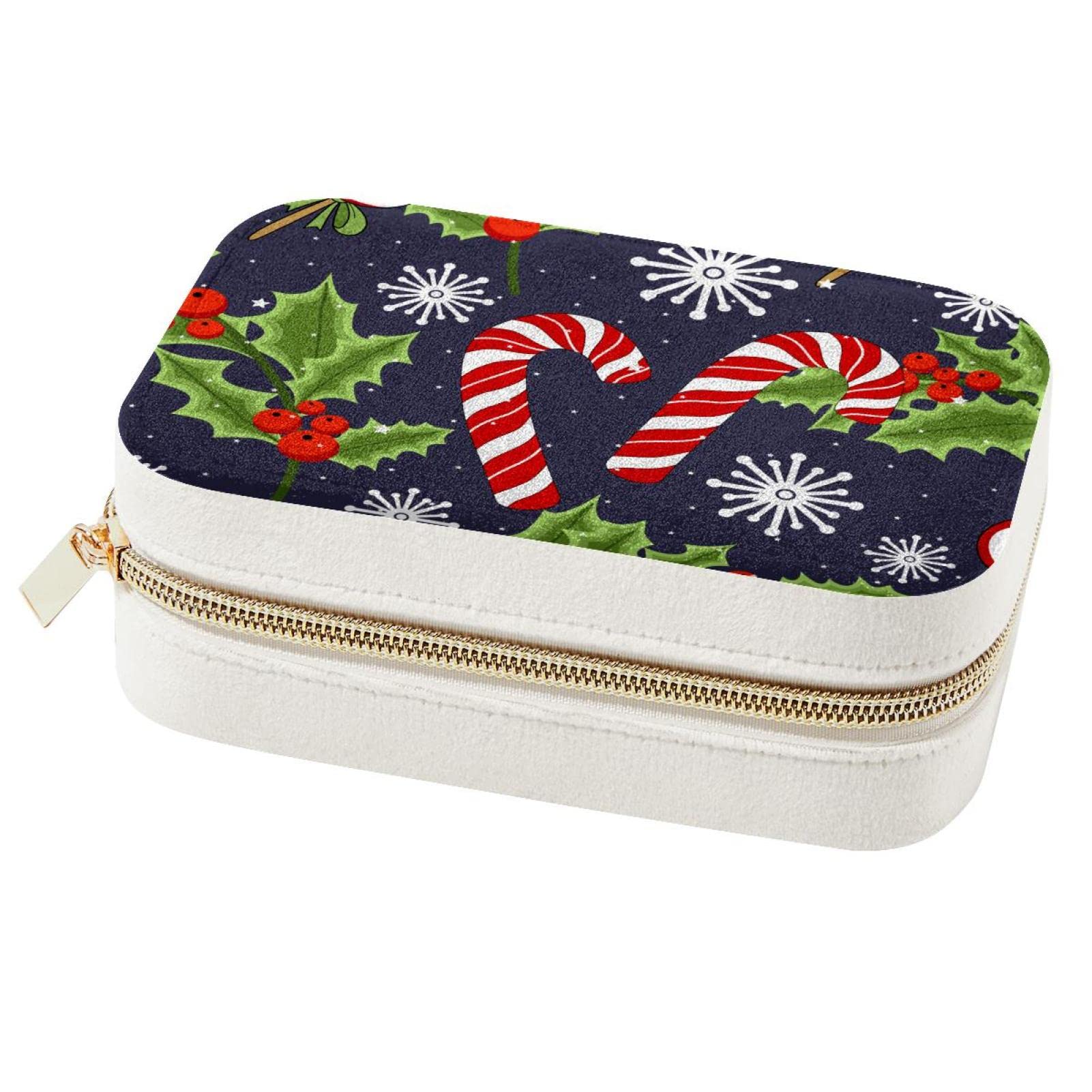Boîte à bijoux pour femmes et filles avec finitions de Noël soignées