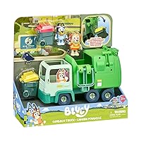 Rocco Giocattoli | Camion della Spazzatura - Veicolo a spinta con Funzioni e due action figures da 6 cm