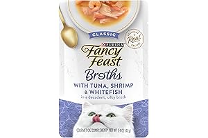 Purina Fancy Feast Broths: The Gourmet Delight for Connoisseur Cats