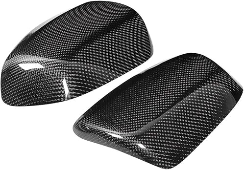 Miniatura 8 de Cubierta de espejo retrovisor, 1 par de cubierta de espejo retrovisor, carcasa de fibra de carbono, accesorio de automóvil apto para Lancer EX EVO X