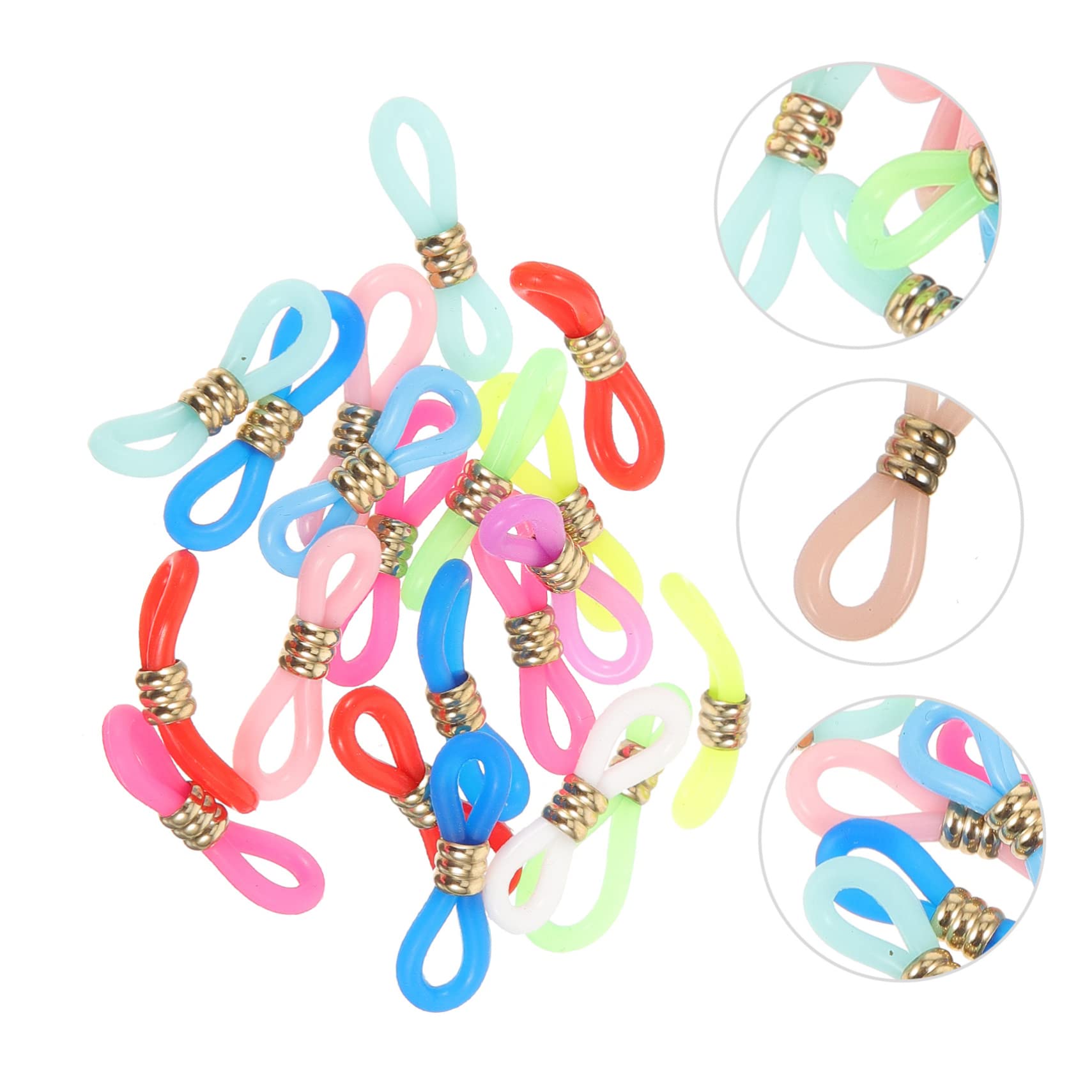 Homoyoyo Hebilla Antideslizante Para Cadena De Gafas Cadena Para Gafas Para Mujer Cordón De Cable Correas Para Gafas Correa Para Gafas Cadena Para Gafas Extremos De Cadena Para