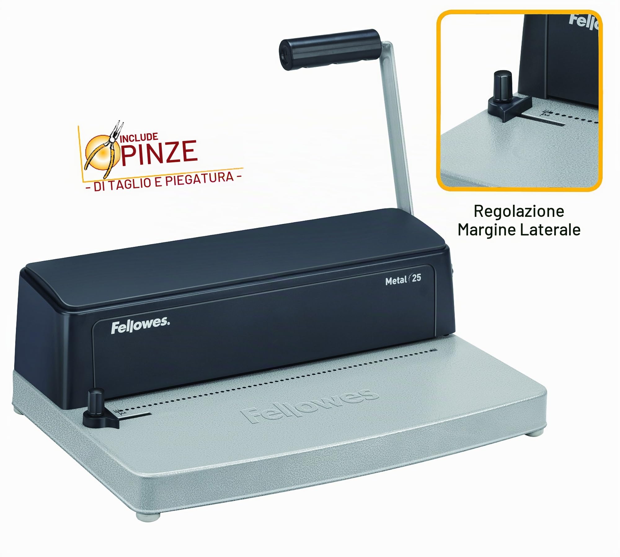 Fellowes 3302501 Rilegatrice in Metallo