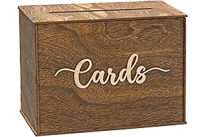 Rustic Wooden Card Box for Amazingly Memorable Occasions