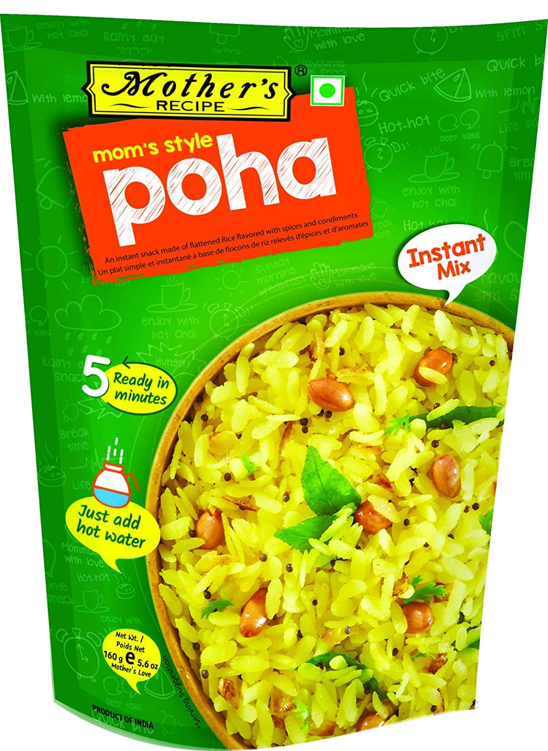 Mother's Recipe Poha Mix, 160g [Pack of 5]-picture-28