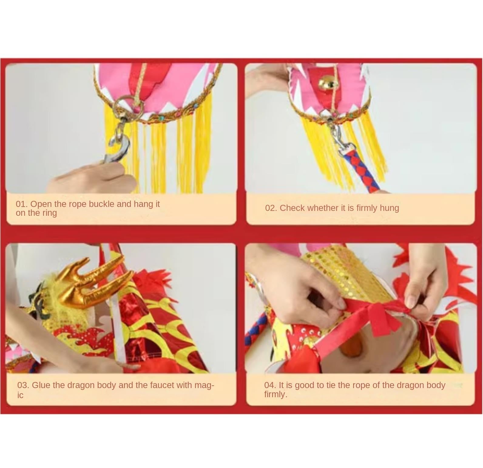 Drago Cinese per Feste 3D Dragon Dance Ribbon Streamer Drago E Leone Danza Puntelli Fitness All'aperto Feste Cinesi in Italia(Blue,12 Meters)