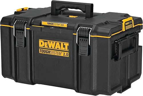 Miniatura 2 de DEWALT TOUGHSYSTEM 2.0, caja de herramientas grande, 22 pulgadas, capacidad de 110 libras (DWST08300)