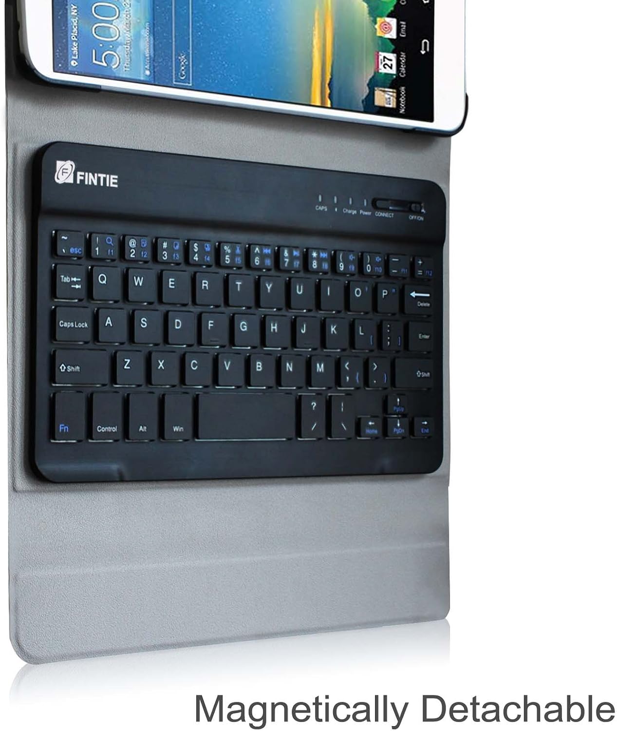 Fintie LG G PAD 8.3 Keyboard Case - SlimShell Stand Cover with Magnetically Detachable Wireless Bluetooth Keyboard for Model V500/V510 (WiFi)&VK810 (Verizon 4G LTE), Black